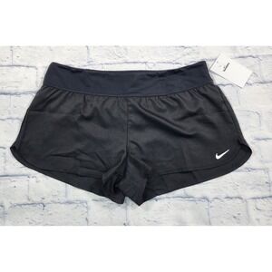 Nike WOMENS SIZE L Swim Board Shorts NESS8202-001 Black